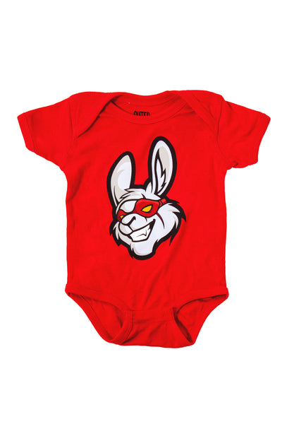 Misfits Gaming Little Misfit Babygrow, Red